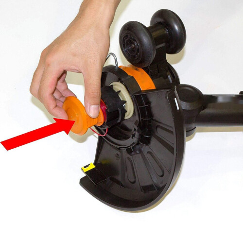 3-pack trådsnelletrekk til Worx WA0010 gresstrimmer Orange 2