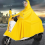 Pyöräilysadeponcho heijastavalla raidalla DarkBlue 7XL 4