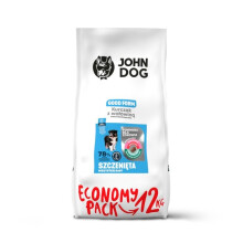 Cibo secco per cani John Dog GOOD Puppy al pollo e manzo, 12 kg