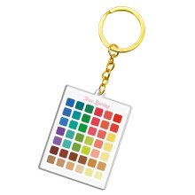 Stylish Acrylic Keychain With Vibrant Seasonal Colors Elegant-4