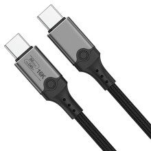 USB5-kabel 80 Gbps USB C naar USB C 240 W Snel opladen-1m