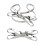 Stainless Steel Bowknot Ring And Bangle Set Elegant-Silver 1