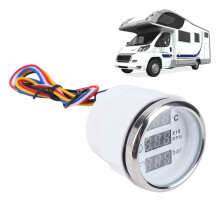 52 mm 3-in-1 Wassertemperatur Öldruck Tachometer blau