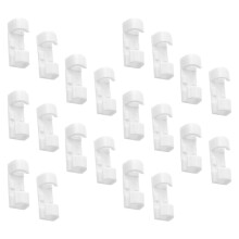 20 Stück/Packung Kunststoff-Drahtklemmen-Kabelhalter für-6
