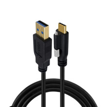 Flexibel USB C-kabelschroefslot Snelle gegevensoverdracht-0,3m