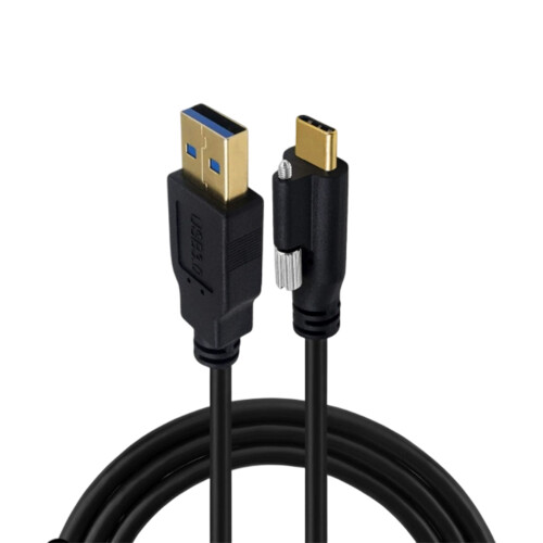 Schnelles USB 3.0-Kabel mit Schraubverschluss für-0,3m