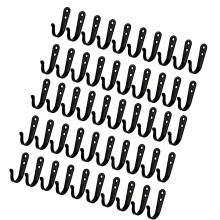 Koolstofstaal kapstok Wandmontage Handdoekhanger Robe Hook met-5