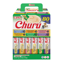 Inaba Cat Churu 80x14g pasta per gatti al gusto di pollo e tonno