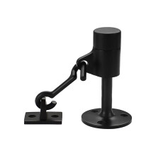 Butoir de porte en acier inoxydable 304 avec crochet, aucun-Noir