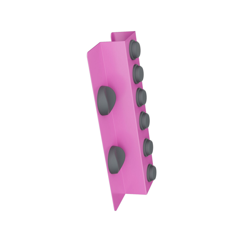 Excellent Hair Dryer Stand Having 8 Sections Perfect-Rose Pink 7704001190892
