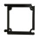 86 Wire Box Switches Sockets Opening Hole Mould-Black B 1