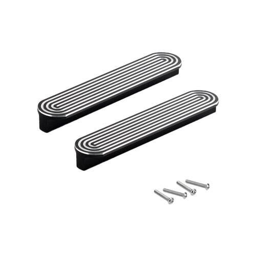 Simple Styles Design Cupboard Handles-black and white 150mm