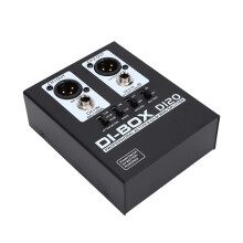 2-Kanal Aktiv-DI-Box TRS zu XLR, Schwarz 3000W
