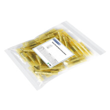 100pcs Heat Shrink Electrical Terminals Assorted Color-Yellow