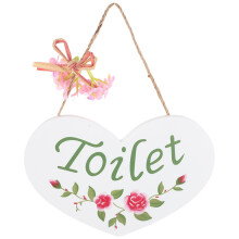 Support Mural Bois Naturel Cœur Pour Porte De Décor