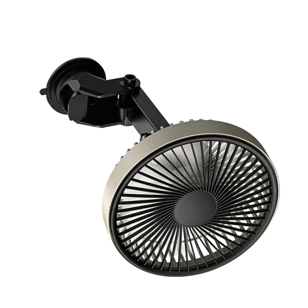 Car Cooling Fan With Suction Cup Electric Vehicle Fan- A Black 7704001188011