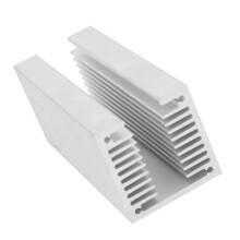 Lightweight U Shaped 100x40x40mm Aluminum Heatsink Heat