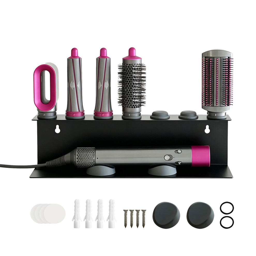 Effective Hair Dryer Storage Providing 7 Dedicated Slots-Black 7704001190502