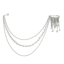 Fashionable Pearls Accent Brooch with Delicate Detail For Casual