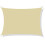 Voile d'ombrage imperméable en corde 4 x 3 m beige 1