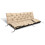 Cuscino da giardino 150x60x50 cm + 2 cuscini per altalena, impermeabile, beige 1