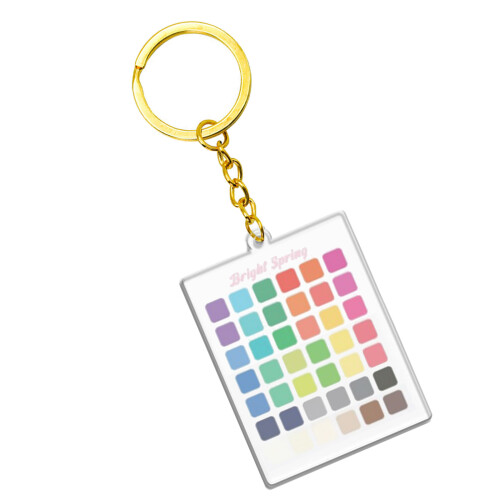 Stilvoller Acryl-Schlüsselanhänger mit lebendigen Farben der-2