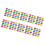 10 Sheets Blank Retail Price Labels Colored Price Label-E. 1