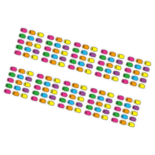 10 Sheets Blank Retail Price Labels Colored Price Label-E.