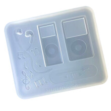 Multifunctionele siliconen knutselvorm MP3-thema