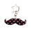 Adorable Mustache Patterned Keychain Ornament For Keys-Black 1