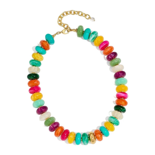 Collier acrylique de styles de dopamine à la mode avec-couleur