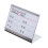 Support d'étiquette de prix en métal de Type L, 3.35x2.56-Argent 1