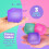 Μπάλες στρες Fidget Toys για παιδιά, SMALL FISH 3 τεμάχια κύβων στρες για αυτισμό, Squishy 2