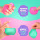 Μπάλες στρες Fidget Toys για παιδιά, SMALL FISH 3 τεμάχια κύβων στρες για αυτισμό, Squishy 3