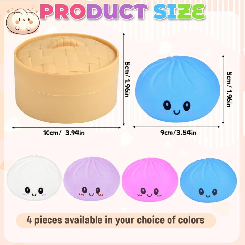 Παιχνίδια για ζυμαρικά Squishy, 4 τεμάχια μυστήριο παιχνίδι για ζυμαρικά Squishy, ζ 2