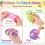 3PC Παγωτό Squeeze Squishy, Καλοκαιρινό Παγωτό Squishy Fidget Αισθητηριακά Παιχνίδια Ανακ 2