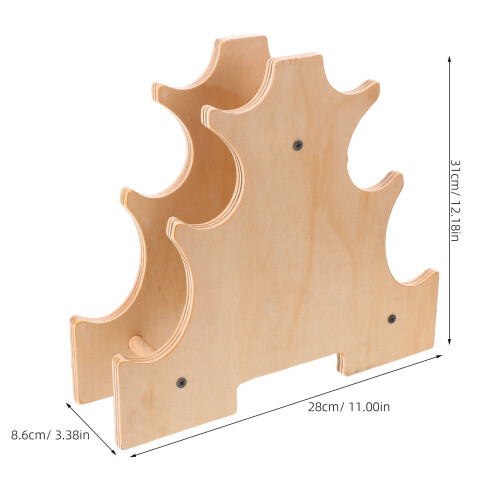Hantelhalter Holz Organisator A-Frame Gewichte Regal 1