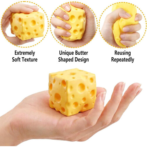 Τυρί Squishy Big Squishy Cheese Αργής άνοδος, εξαιρετικά μαλακό, ανακούφιση από το στρες 2