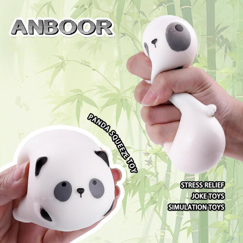 Anboor Panda Squishy, ελαστική μπάλα προσομοίωσης ζώου που προκαλεί άγχος, παιχνίδι αν 1