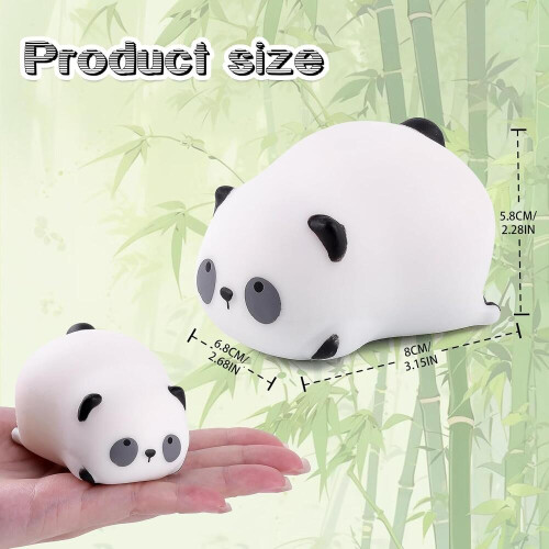 Anboor Panda Squishy, ελαστική μπάλα προσομοίωσης ζώου που προκαλεί άγχος, παιχνίδι αν 2