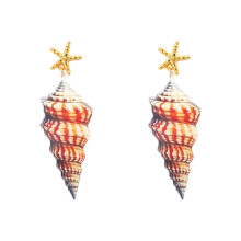 Beautiful Marine Life Jewelry Lightweight Acrylic-Light Brown