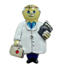 Japanese Styles Creative Cartoon Pin Safe Metal Brooch For-8
