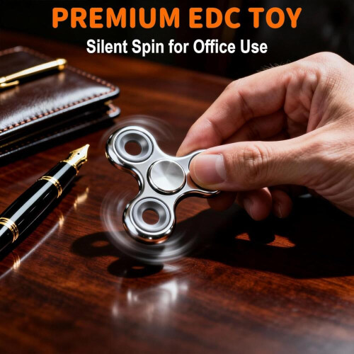 Μεταλλικό Fidget Spinner 5 τεμαχίων με ηλεκτρολυτικό φινίρισμα, σχεδιασμό υψηλής τ 2
