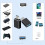 USB-C-auf-USB-3.1-Adapter aus Aluminiumlegierung Silver 5
