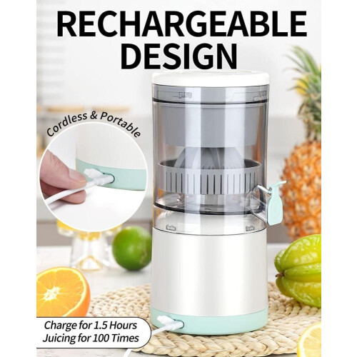 Welikera Juicer 2400mAh Ηλεκτρική Πρέσα Πορτοκαλιού, Φορητή Φόρτιση USB, Αποχυμωτής 2