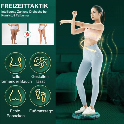 Balansbord, draaiplatform met teller, buikspiertrainer, afslankapparaat 1