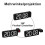 Réveil à projection, réveil numérique à projection rotative à 180, LED 3