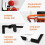 Mini cesta de basquete infantil para ambientes internos, conjunto com 3 bolas — Mini cesta com placar eletrônico — Cesta de basquete 2