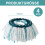 Σετ 4 ανταλλακτικών κεφαλών για CLEAN TWIST Disc Mop micro duo, κατάλληλο για σφουγγαρίσ 4