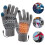 Beheizbare Handschuhe mit Schalter, 3-stufige Temperatureinstellung, grau 2